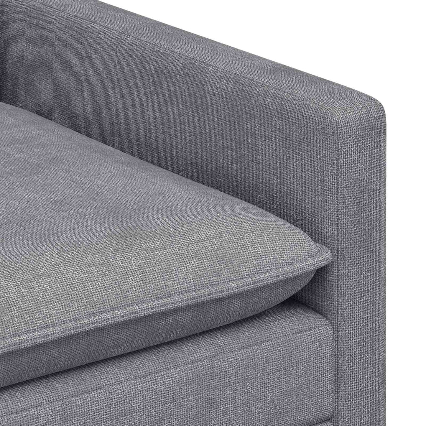 Set di divani 2 pcs Grigio Chiaro Poliestere | homemem39