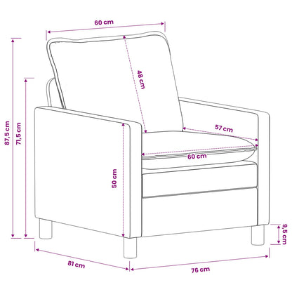 Set di divani 2 pcs Grigio Chiaro Poliestere | homemem39