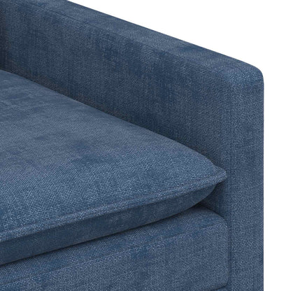 Set di divani 2 pcs Blu Poliestere | homemem39