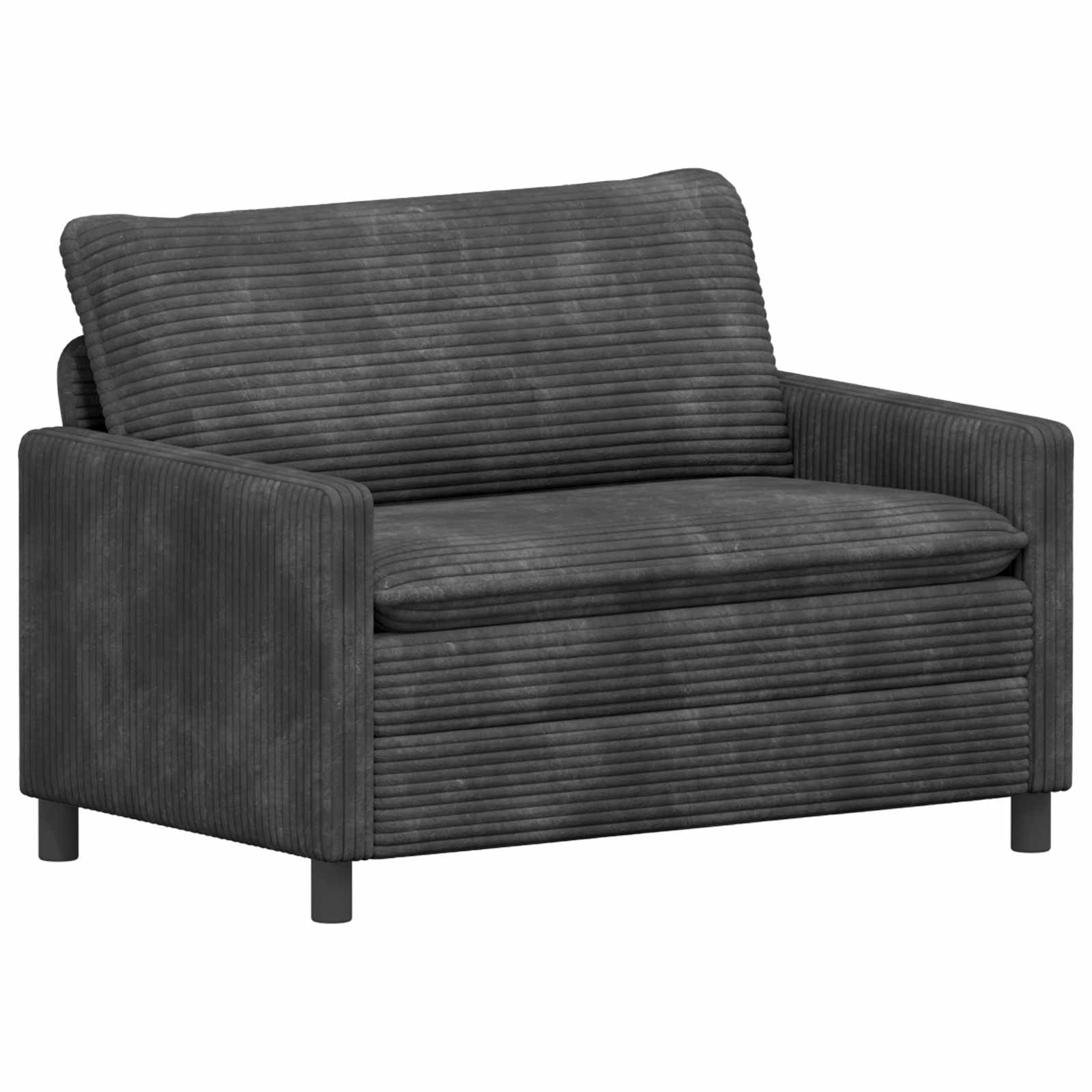 Set di divani 2 pcs Grigio Scuro Poliestere | homemem39