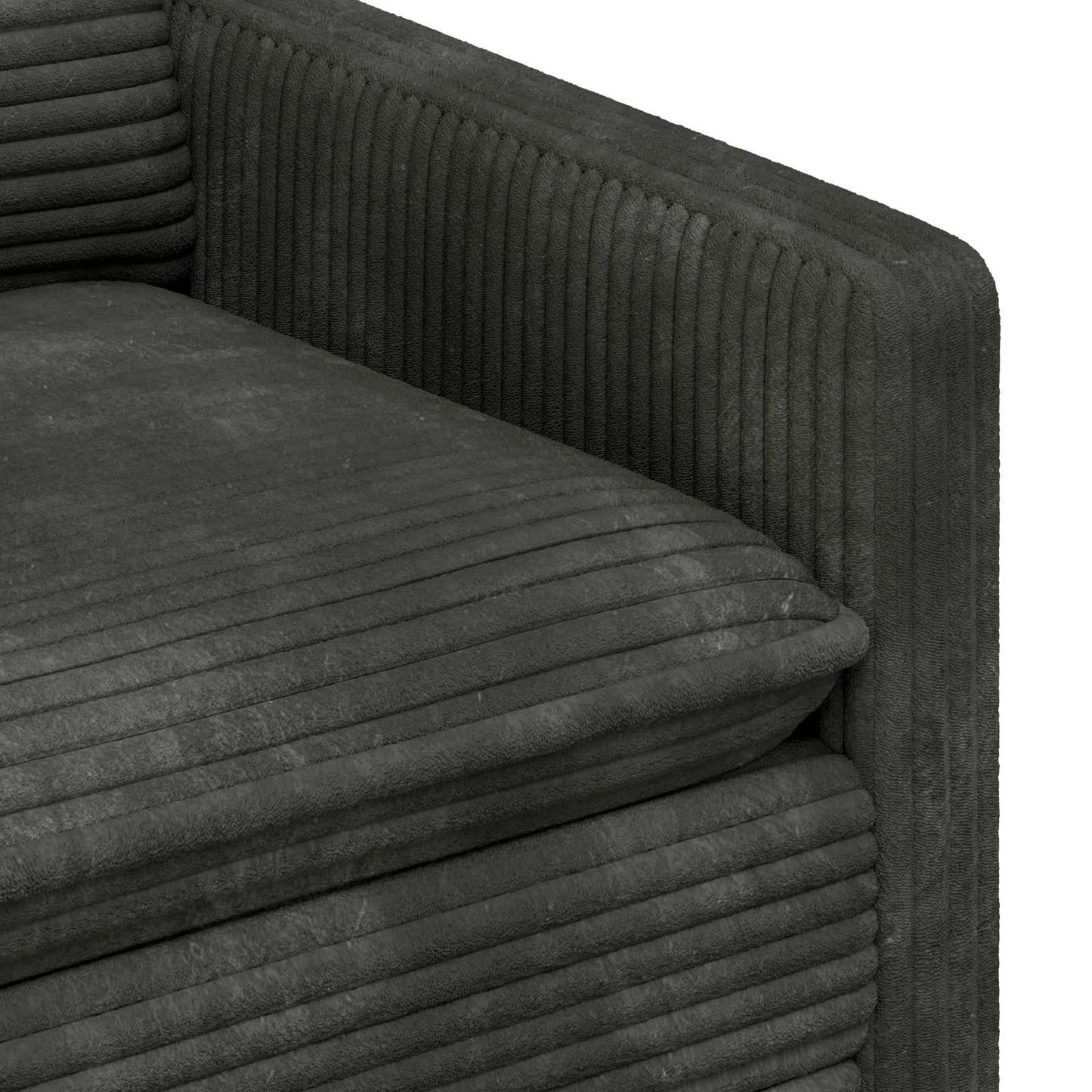 Set di divani 2 pcs Antracite Poliestere
