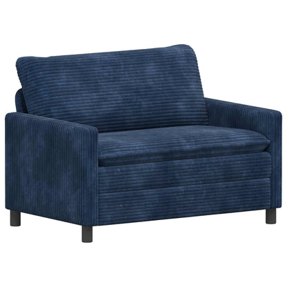 Set di divani 2 pcs Blu navy Poliestere | homemem39