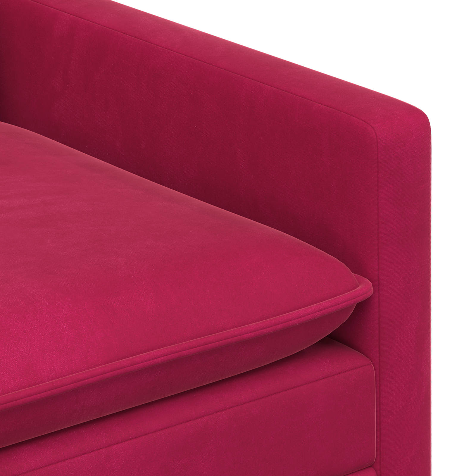 Set di divani 2 pcs Rosso Vino Velluto | homemem39