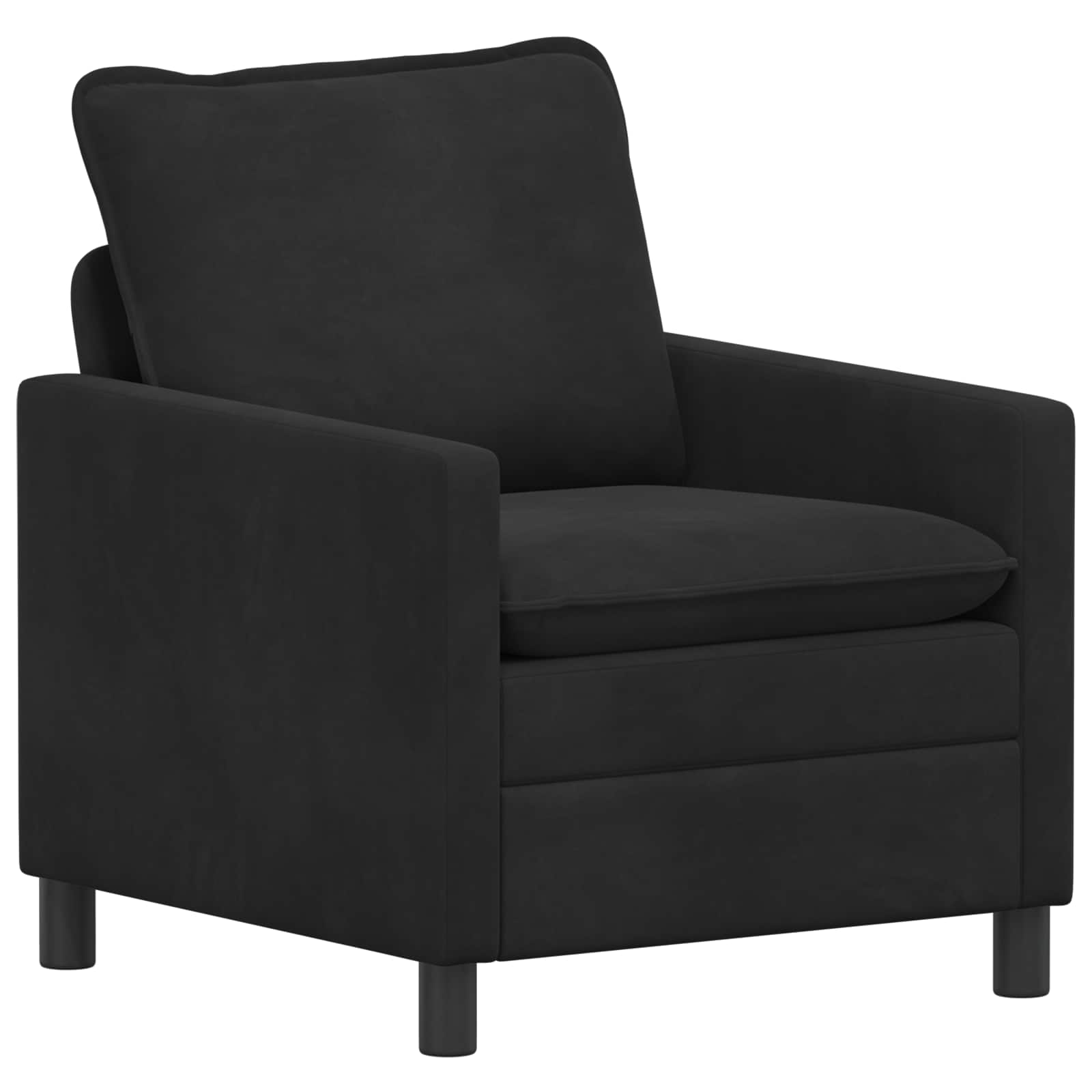 Set di divani 2 pcs Nero Velluto | homemem39