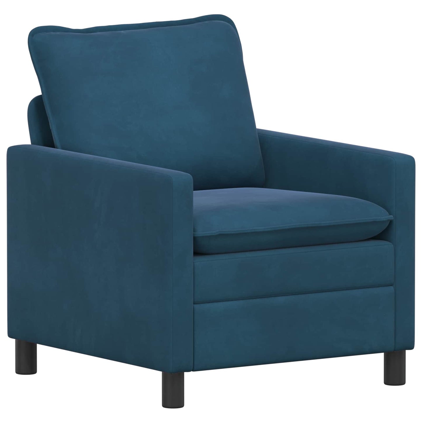 Set di divani 2 pz Blu Velluto