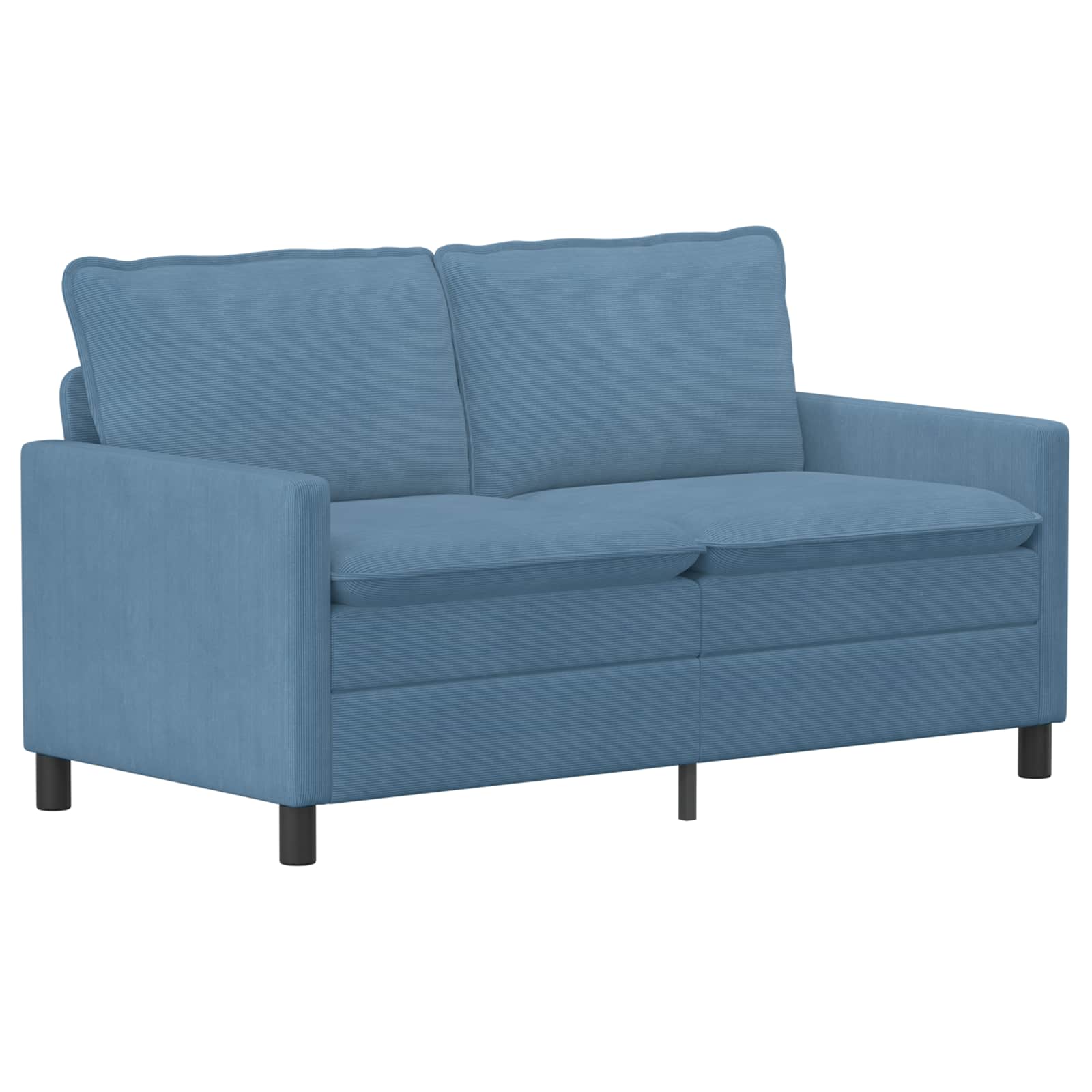 Set di divani 2 pcs Blu Tessuto | homemem39