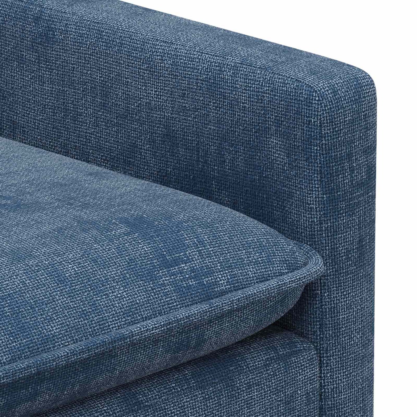 Set di divani 2 pcs Blu Poliestere | homemem39