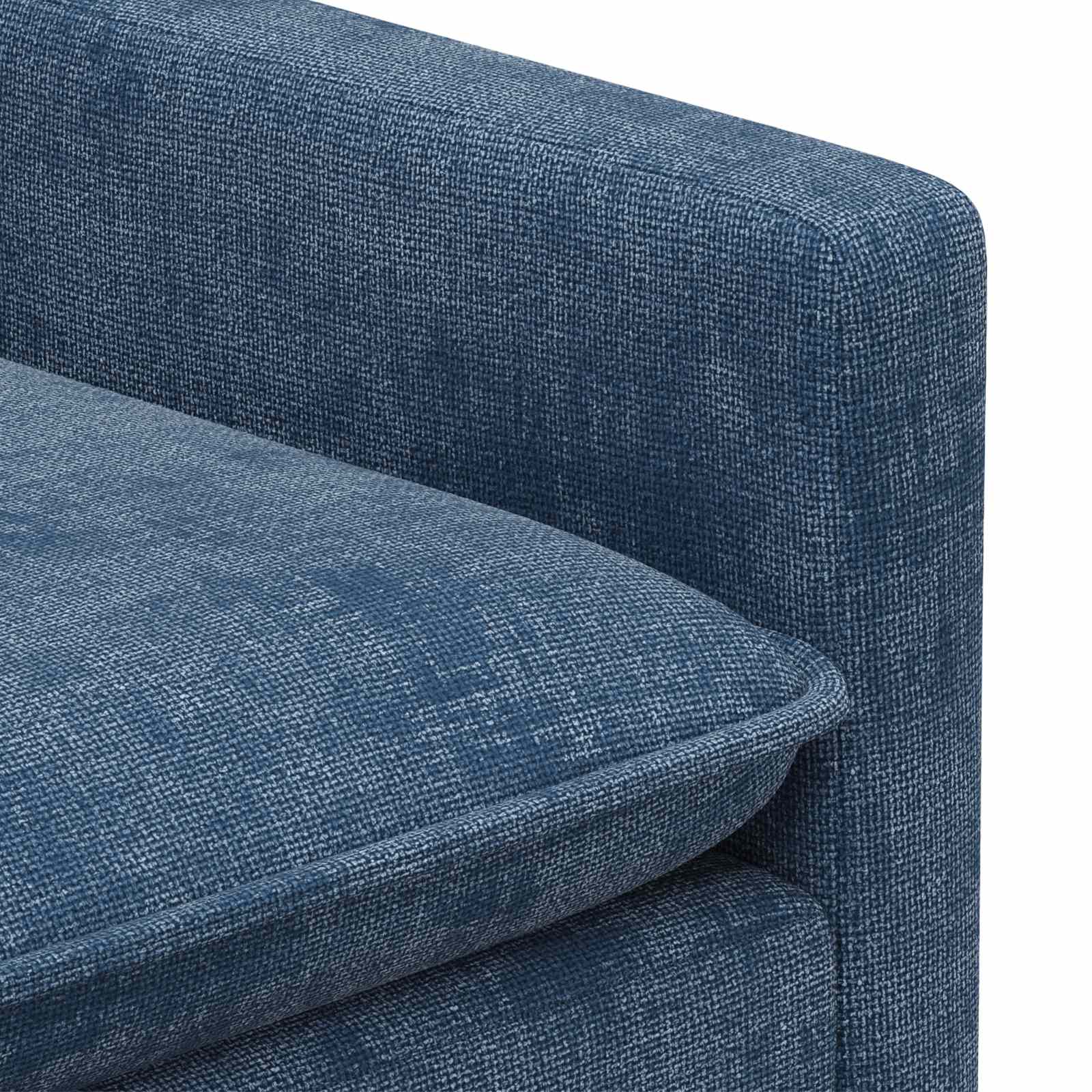 Set di divani 2 pcs Blu Poliestere | homemem39