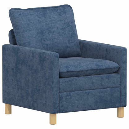 Set di divani 2 pcs Blu Poliestere | homemem39