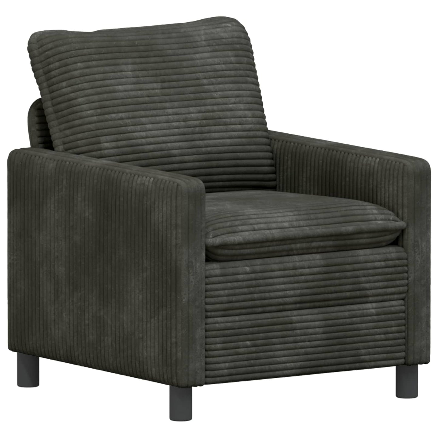 Set di divani 2 pcs Antracite Poliestere