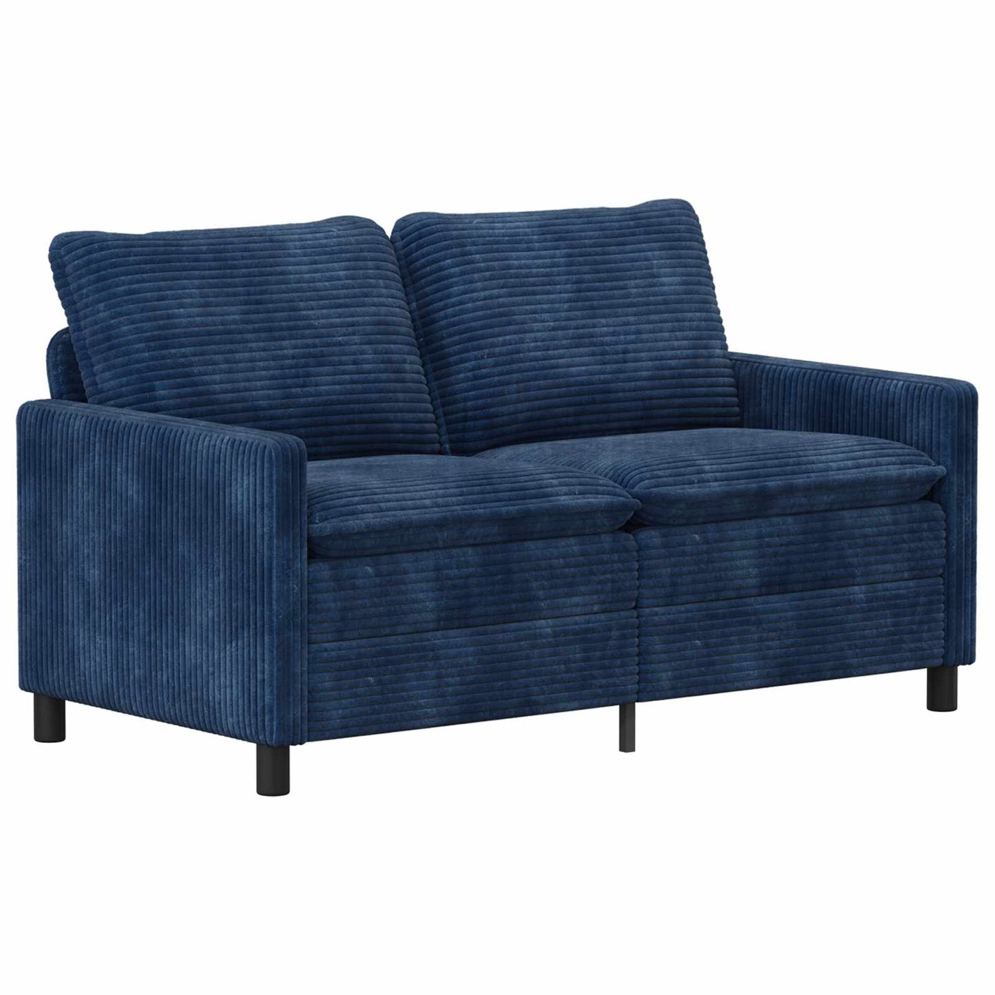 Set di divani 2 pcs Blu navy Poliestere | homemem39