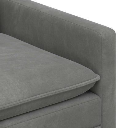 Set di divani 2 pcs Grigio Scuro Velluto | homemem39