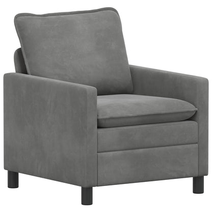 Set di divani 2 pcs Grigio Scuro Velluto | homemem39