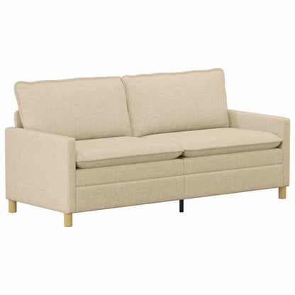 Set di divani 2 pz Crema Tessuto | homemem39