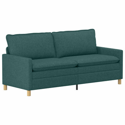 Set di divani 2 pz Verde Scuro Tessuto | homemem39