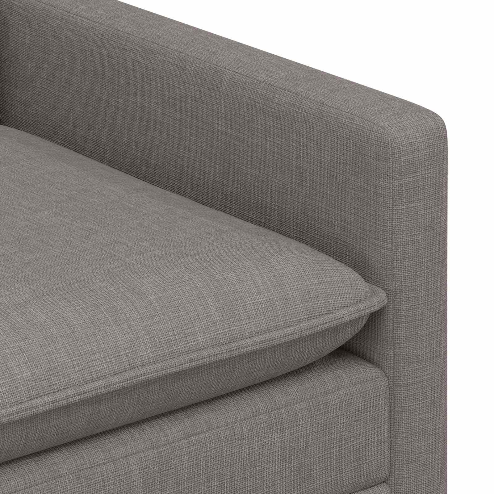 Set di divani 2 pz Tortora Tessuto | homemem39