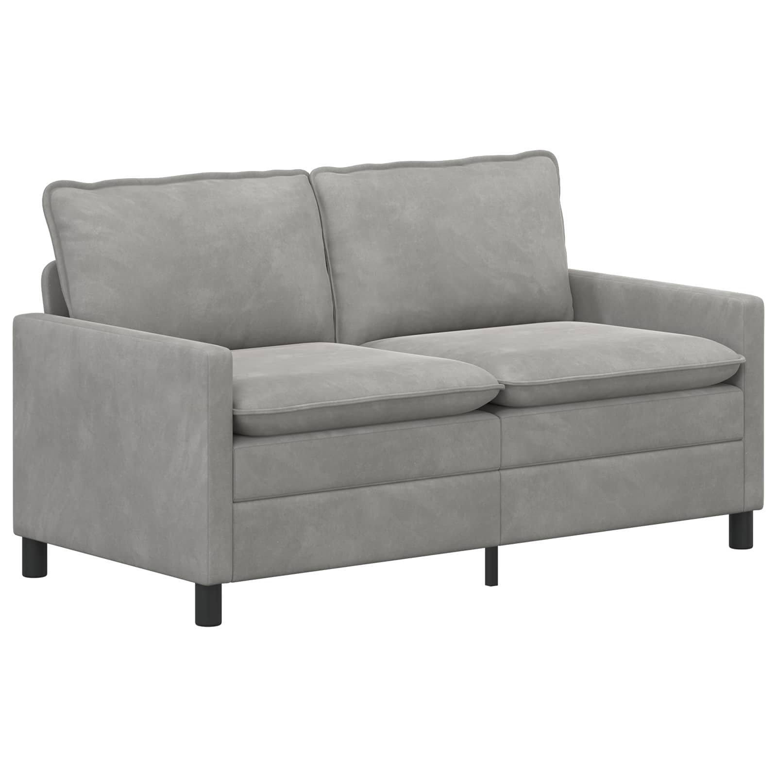 Set di divani 2 pcs Grigio Chiaro Velluto | homemem39