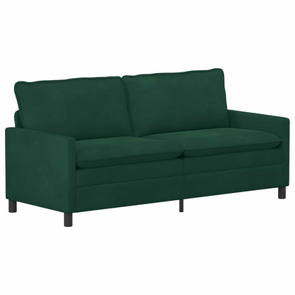 Set di divani 2 pcs Verde Scuro Velluto | homemem39