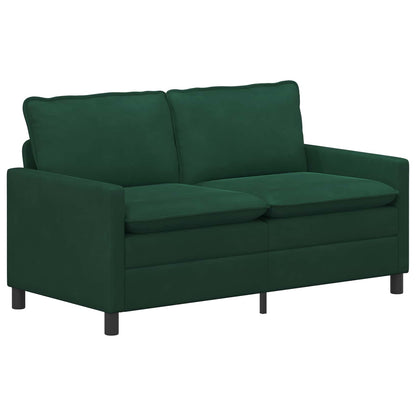 Set di divani 2 pcs Verde Scuro Velluto | homemem39