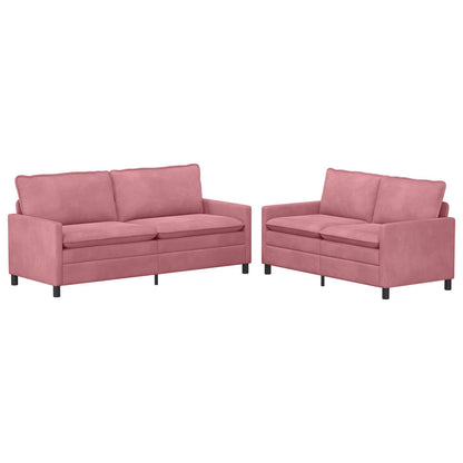 Set di divani 2 pcs Rosa Velluto | homemem39