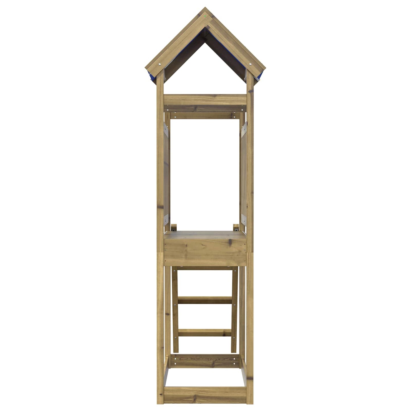 Torre da Gioco Marrone Legno Impregnato Solido | homemem39