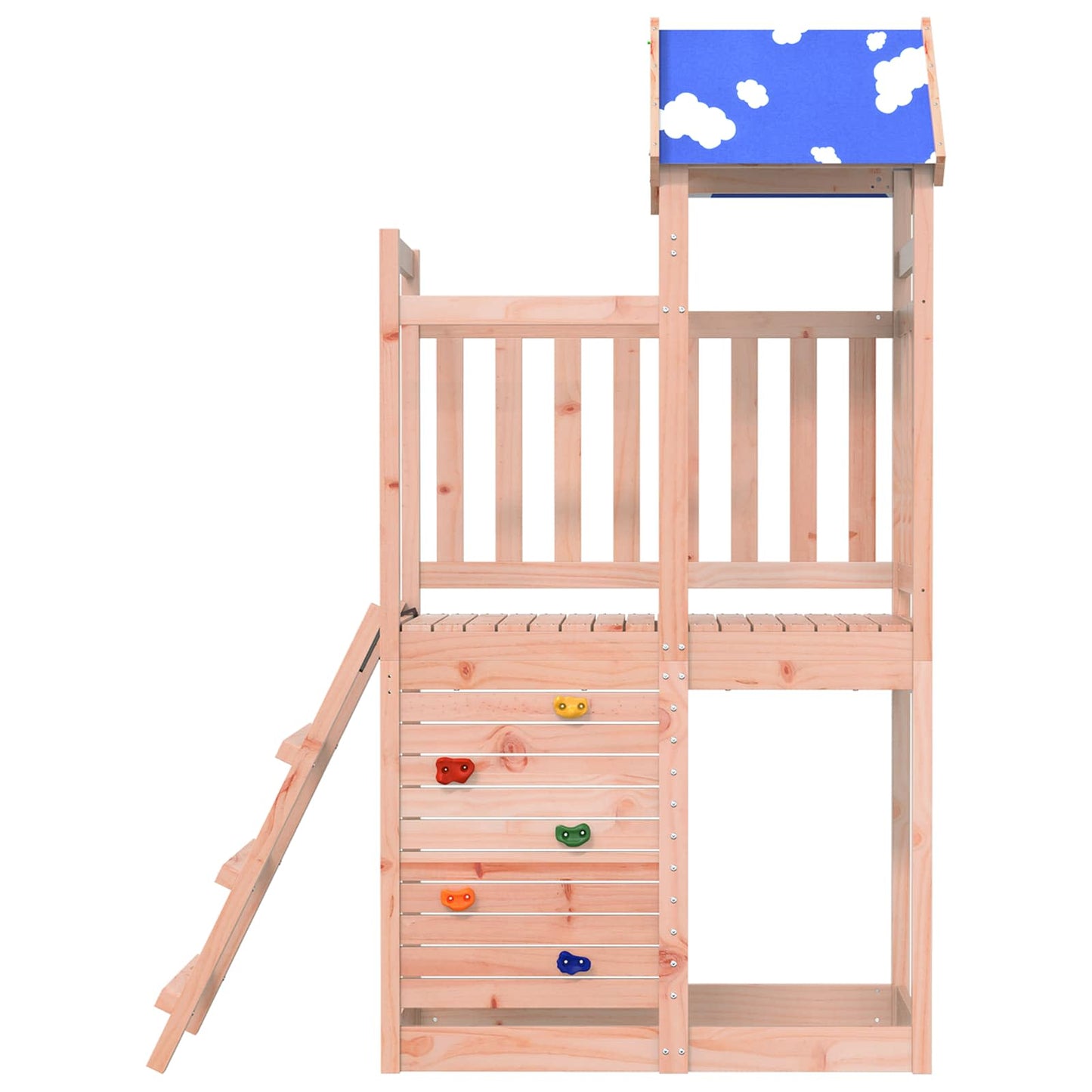 Torre da Gioco Marrone Legno Massello di Douglas