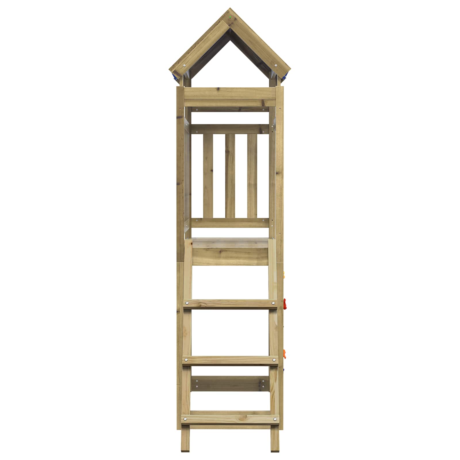 Torre da Gioco Marrone Legno Impregnato Solido | homemem39