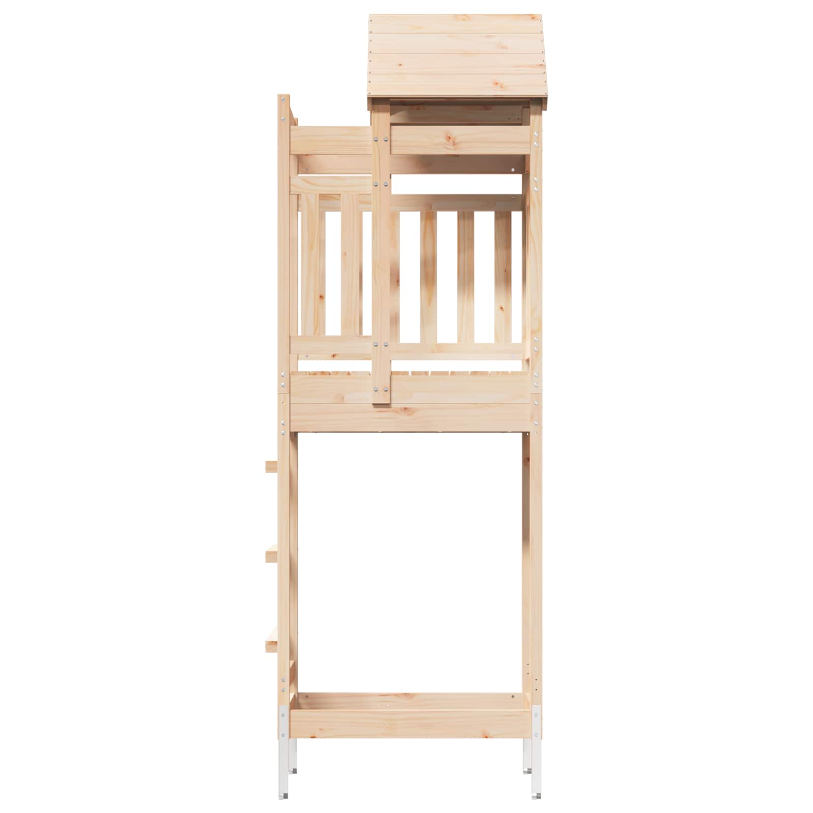 Torre da Gioco Marrone 52,5 x 85 x 238 cm Pino massello | homemem39