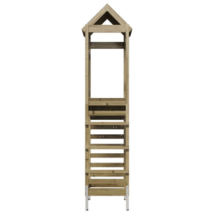 Torre da Gioco Marrone Legno Impregnato Solido | homemem39