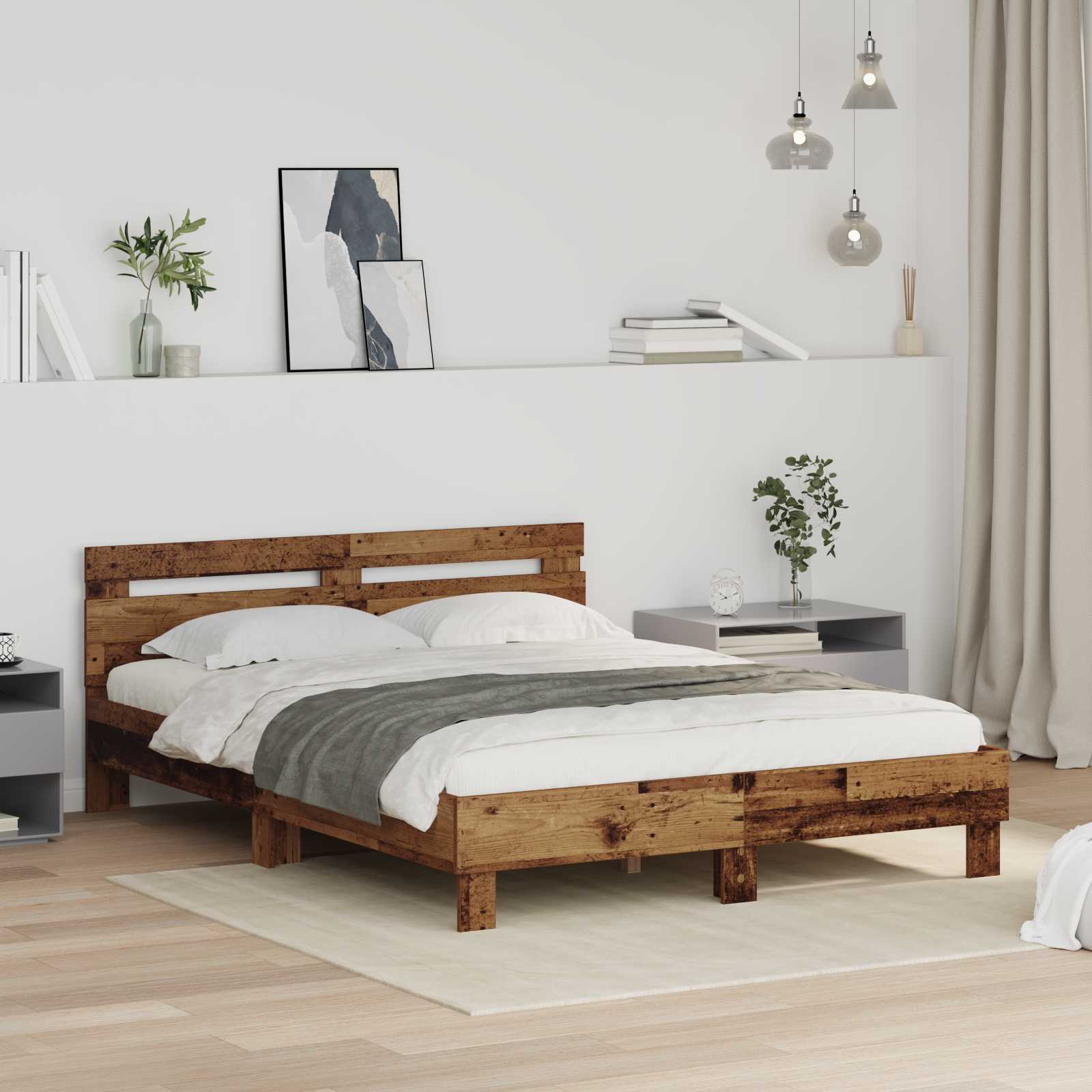 Struttura del letto Legno vecchio 140 x 200 cm | homemem39