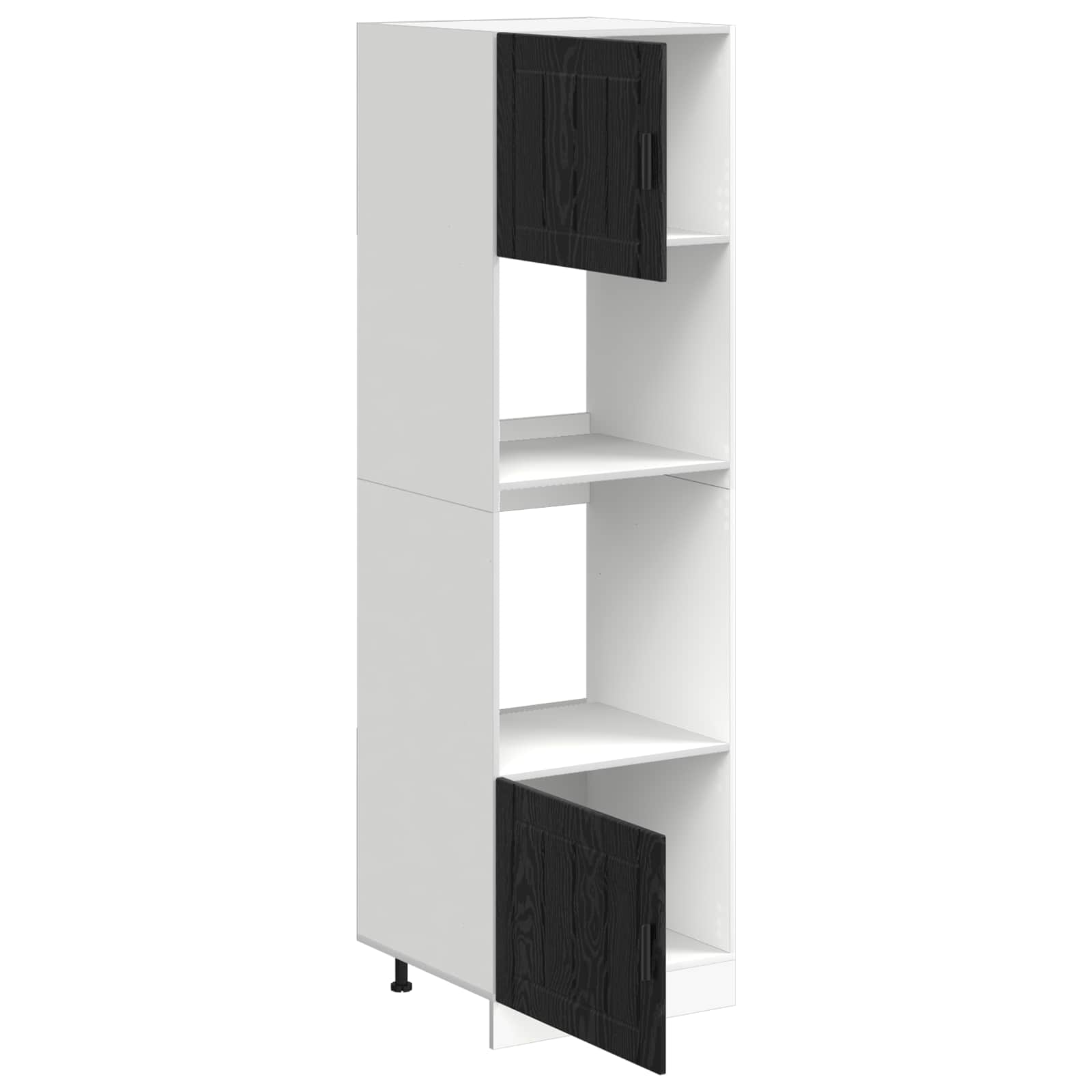 Pannello lavastoviglie Rovere Nero 60 x 57 x 207 cm | homemem39
