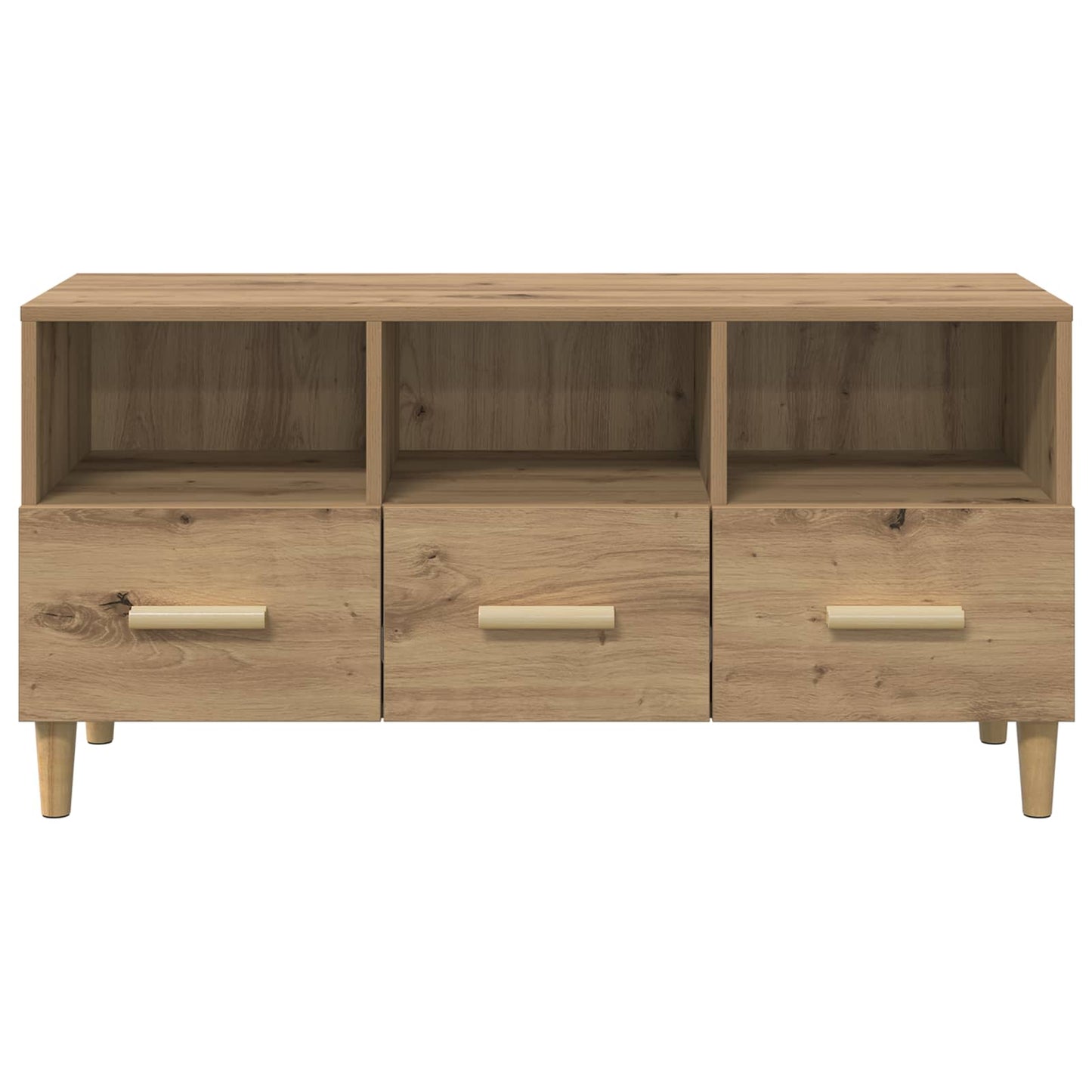 Mobile TV Rovere Artigianale 102 x 36 x 50 cm Legno multistrato | homemem39