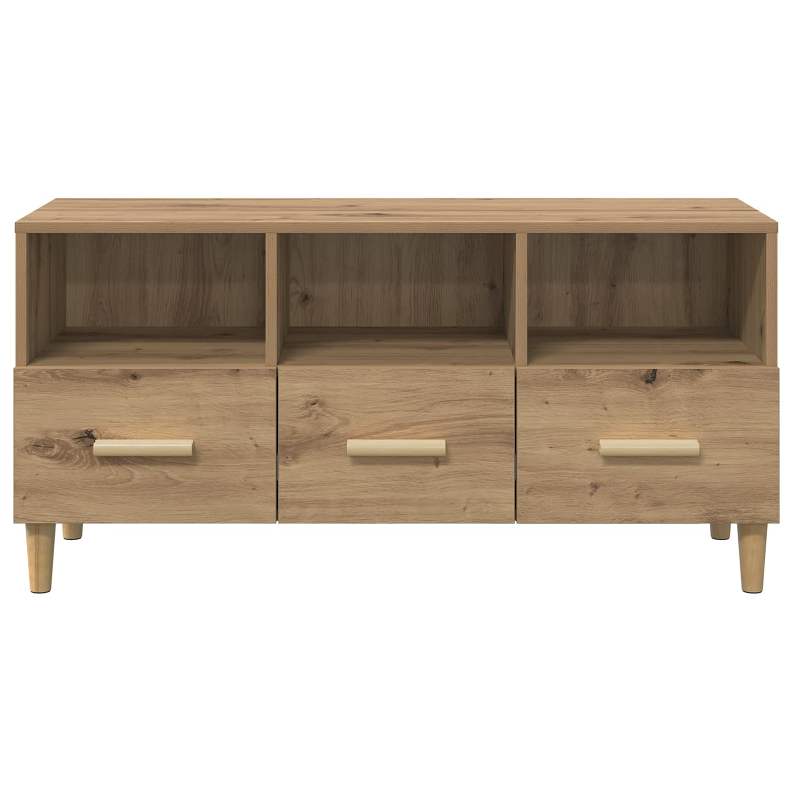 Mobile TV Rovere Artigianale 102 x 36 x 50 cm Legno multistrato | homemem39