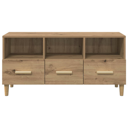Mobile TV Rovere Artigianale 102 x 36 x 50 cm Legno multistrato | homemem39