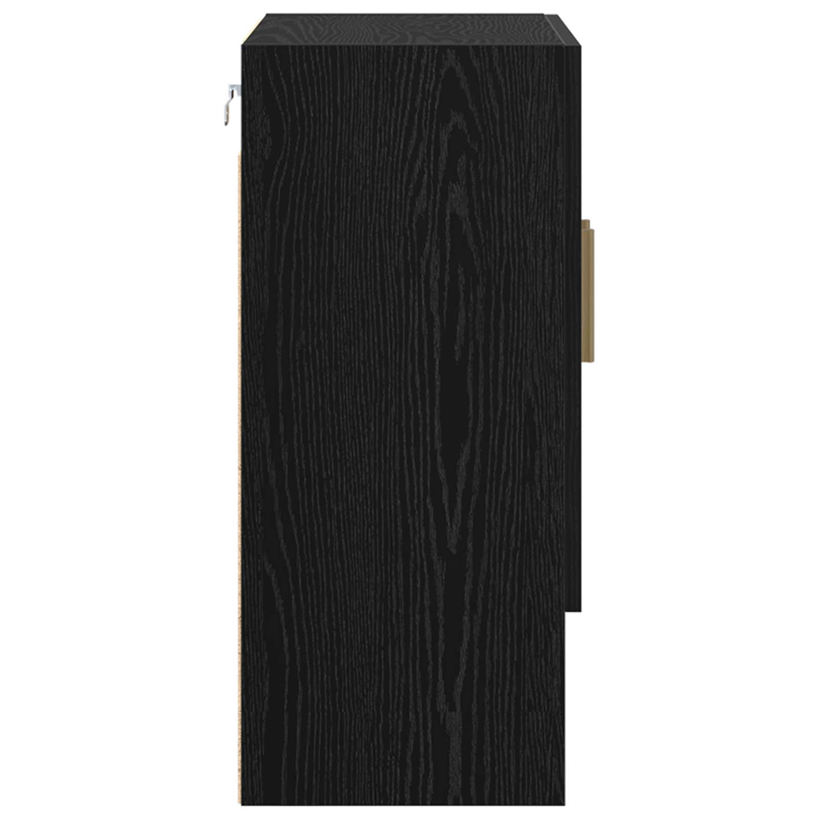 Armadietto a muro Rovere Nero 60 x 31 x 70 cm Legno multistrato | homemem39