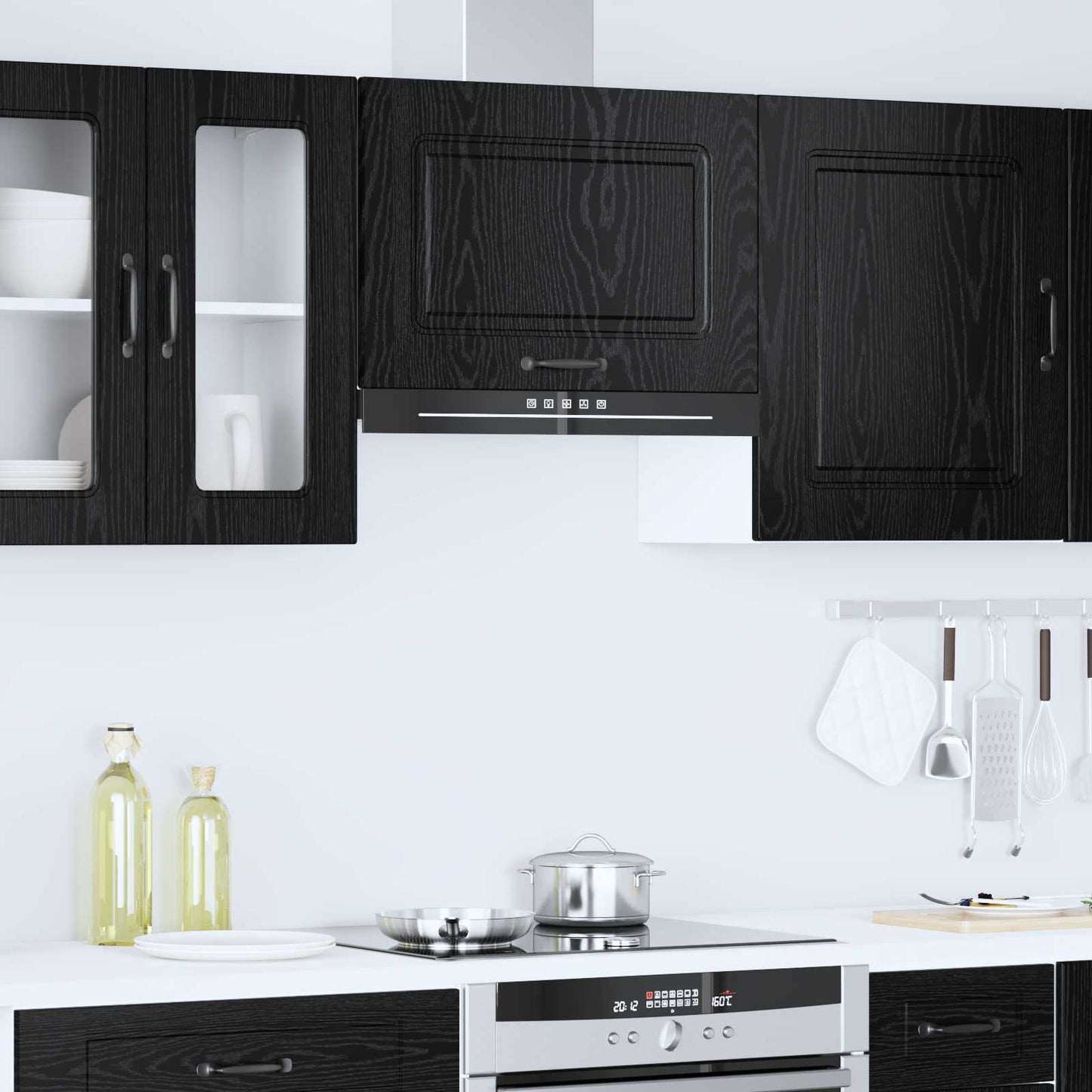 Pannello lavastoviglie Kalmar Rovere Nero 60 x 31 x 40 cm
