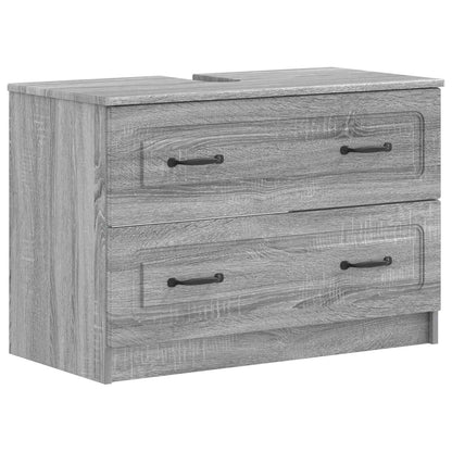 Set di Armadi da Bagno da 2 Pezzi UTRECHT Sonoma grigio | homemem39
