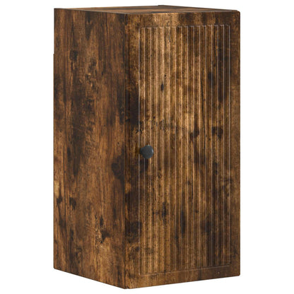 Set di armadietti da bagno in 3 pezzi EDE Rovere Fumo
