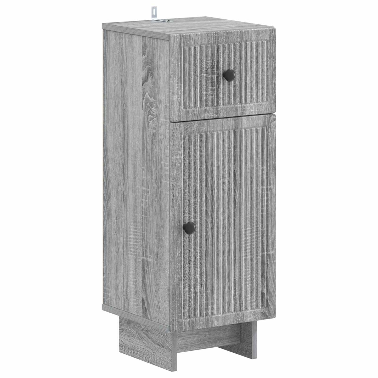 Set di armadietti da bagno in 3 pezzi EDE Sonoma grigio