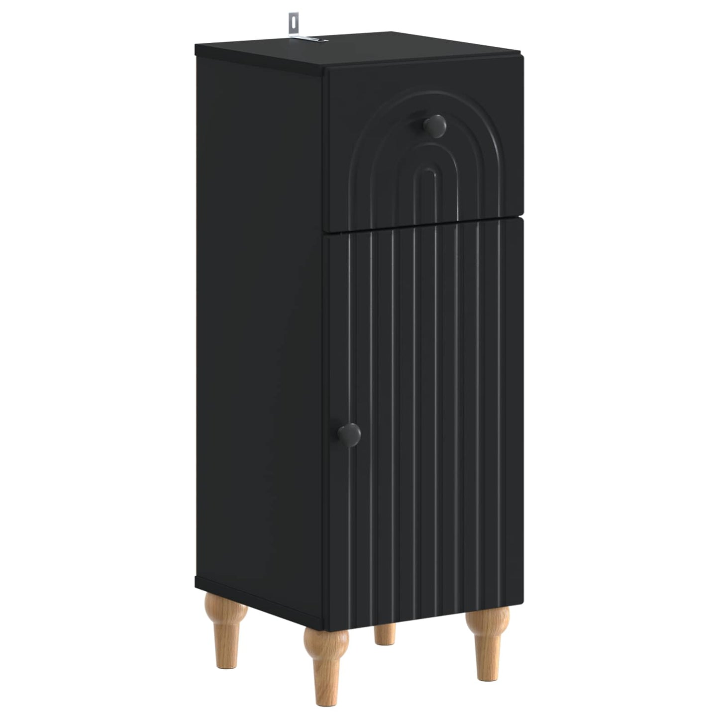 Set di armadietti da bagno in 3 pezzi ALKMAAR Nero