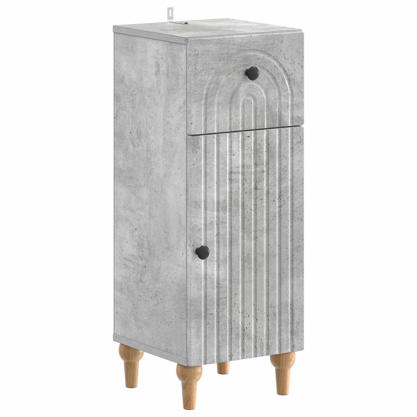 Set di armadietti da bagno in 3 pezzi ALKMAAR Grigio Cemento