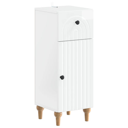 Set di armadietti da bagno in 3 pezzi ALKMAAR Bianco Lucido