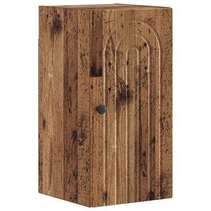 Set di armadietti da bagno in 3 pezzi ALKMAAR Legno antico