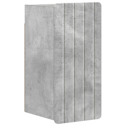 Set di armadietti da bagno in 3 pezzi ZWOLLE Grigio Cemento