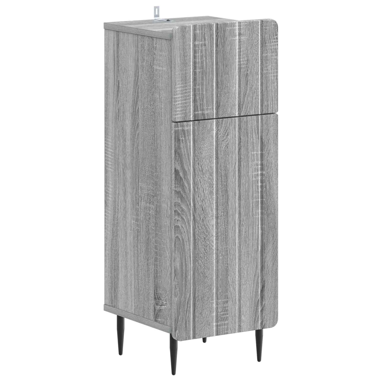 Set di armadietti da bagno in 3 pezzi ZWOLLE Sonoma grigio