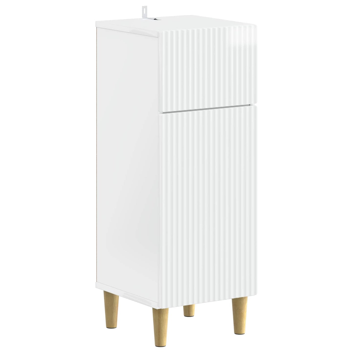 Set di armadietti da bagno in 3 pezzi ARNHEM Bianco Lucido