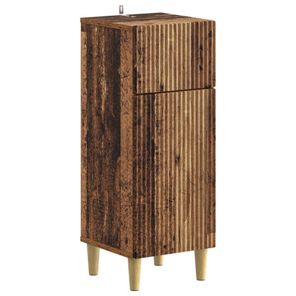 Set di armadietti da bagno in 3 pezzi ARNHEM Legno antico
