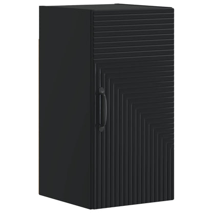 Set di armadietti da bagno in 3 pezzi HAARLEM Nero