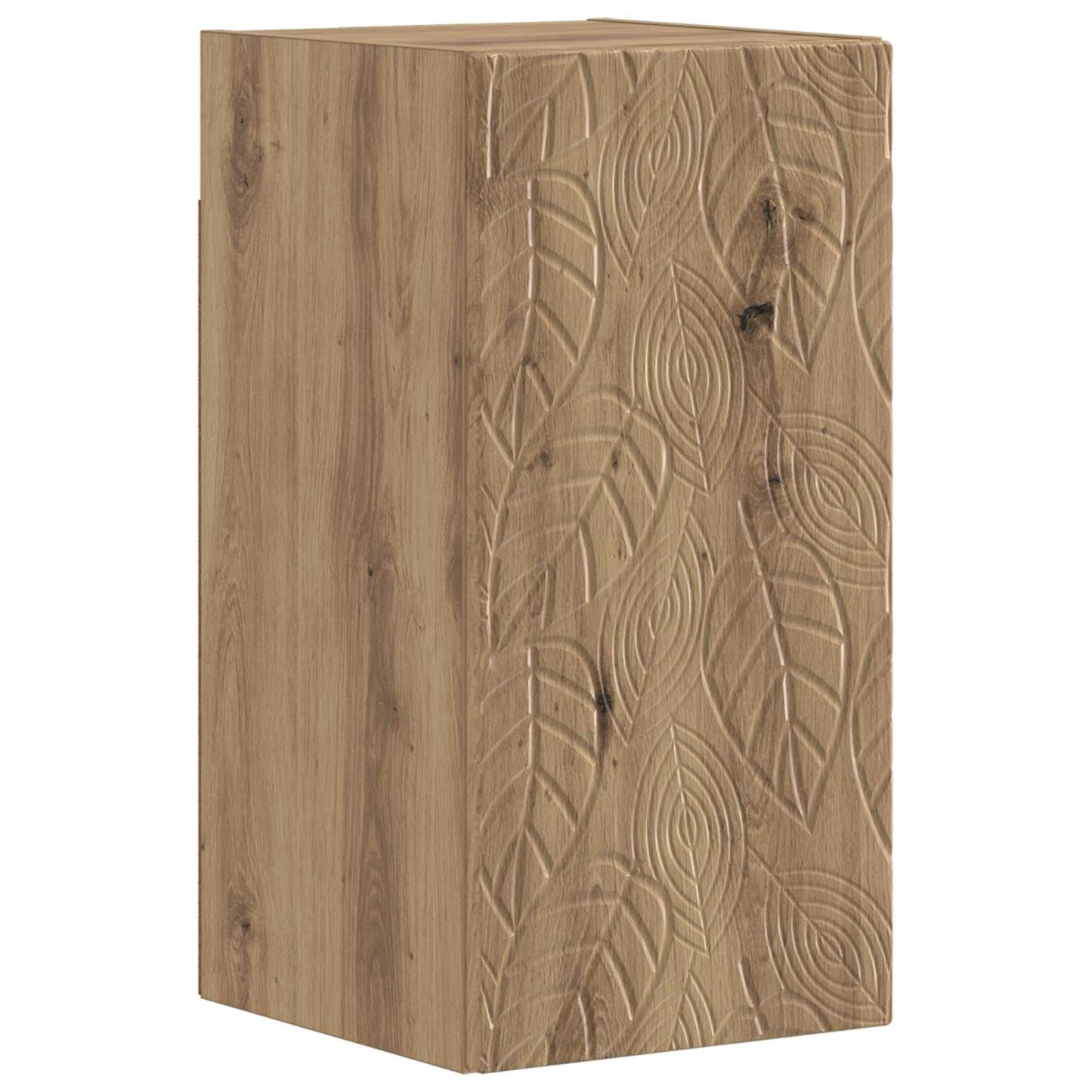 Set di armadietti da bagno in 3 pezzi DELFT Rovere Artigianale