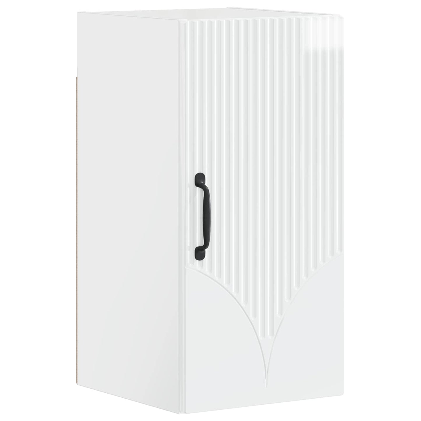 Set di armadietti da bagno in 3 pezzi HOORN Bianco Lucido